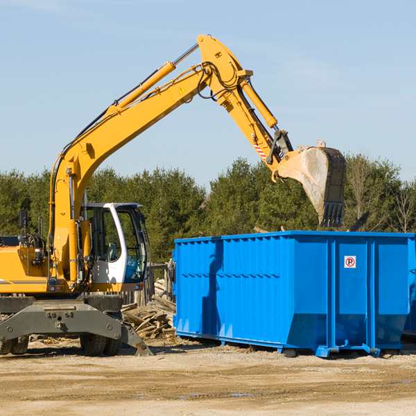 are there any restrictions on where a residential dumpster can be placed in Walton New York